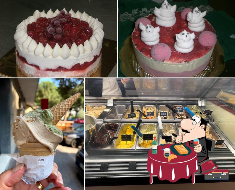Non scordarti di ordinare un dessert a Gelateria Paciugo