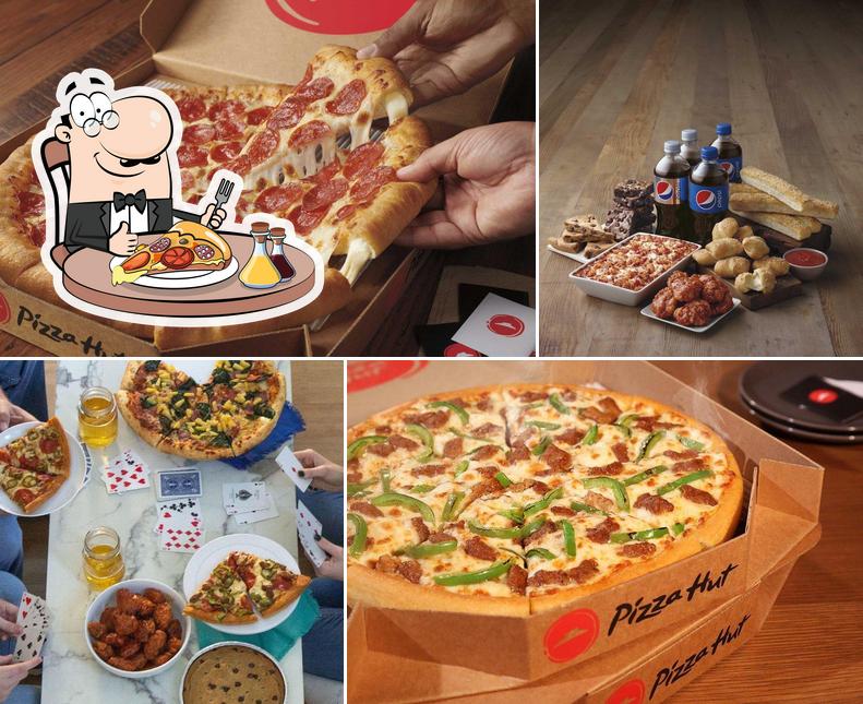 Try out pizza at Pizza Hut