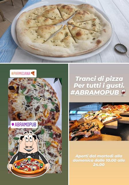 Ordina una pizza a Abramo