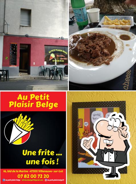 L'intérieur de Au petit plaisir Belge