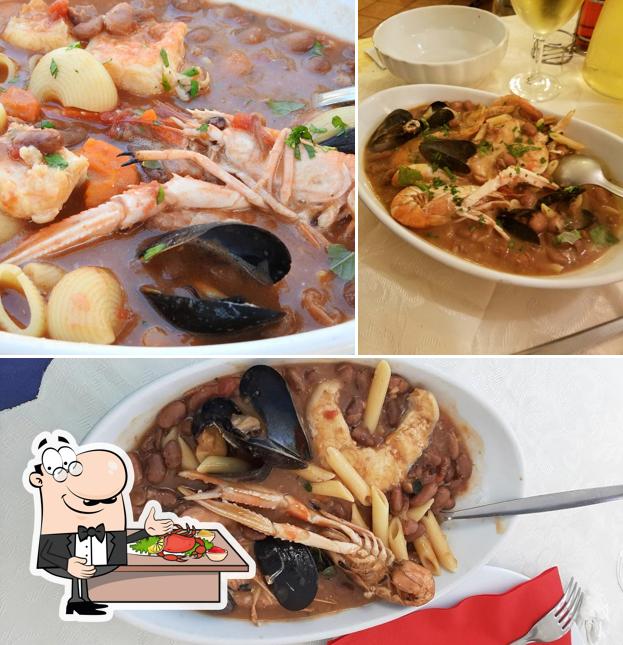 Prova tra i molti pasti di mare disponibili a Restoran Val