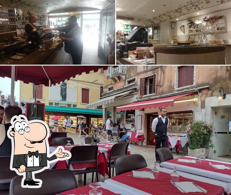 Gli interni di Trattoria Bar Pontini