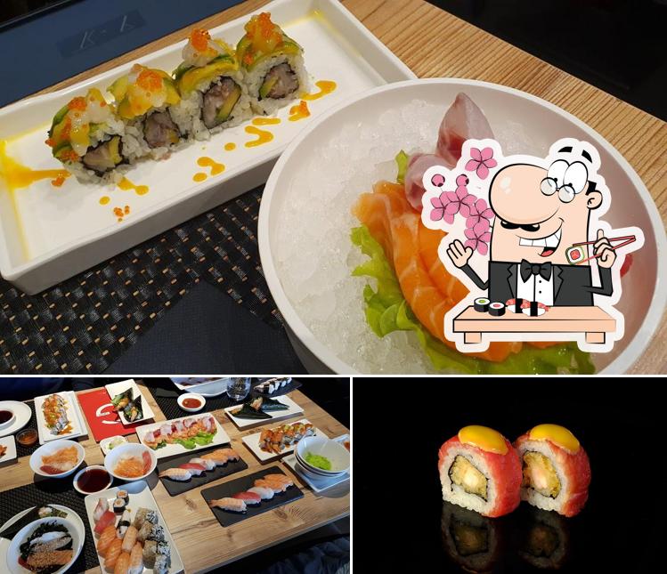 Ordina le varie opzioni di sushi