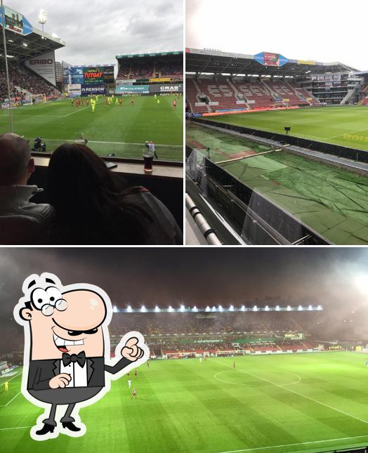 Vous pouvez prendre un bol d'air frais à l'extérieur VIP Lounge Zulte-Waregem