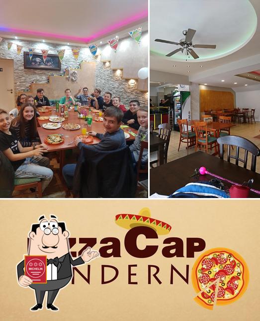 See this picture of Pizza CAP