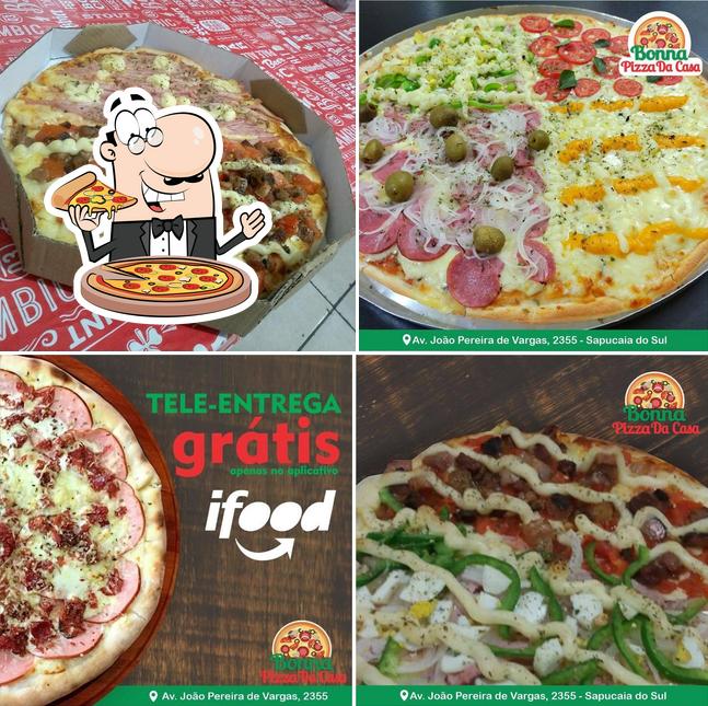 Consiga pizza no Bonna Pizza Da Casa