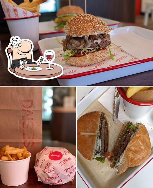 Daisies Burgers, 516 Hudson St in New York City Restaurant menu and