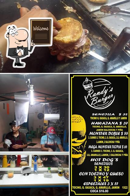 Look at the picture of Randy's Burger