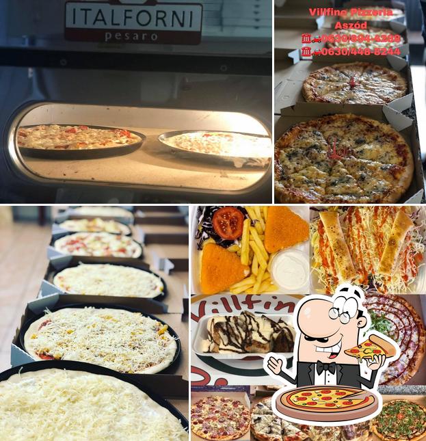 Try out pizza at Villfino Pizza