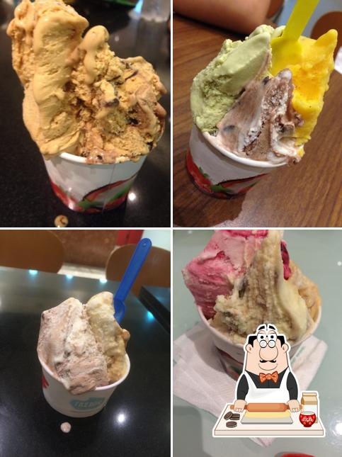 Freddo Gelateria - Shop Muller provê uma seleção de pratos doces