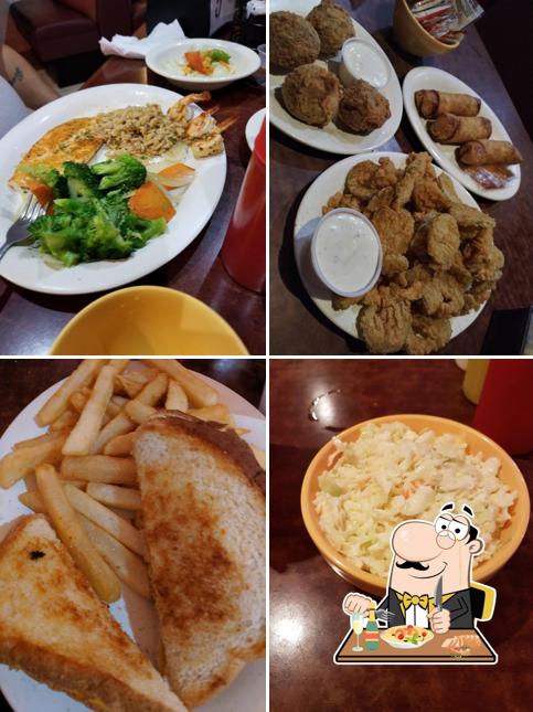 Meals at Dickinson Seafood Restaurant