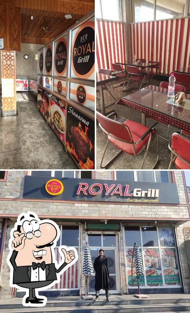 The interior of Royal Grill