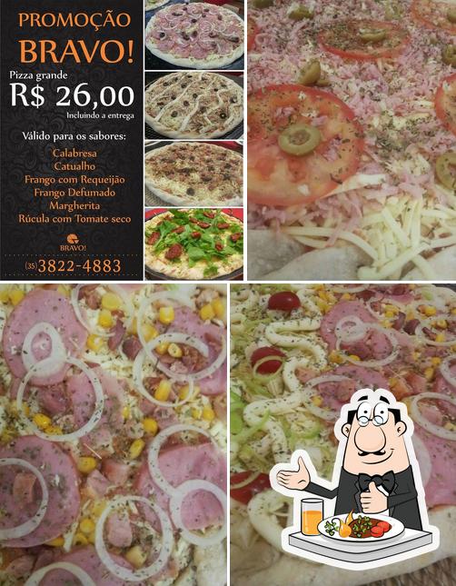 Comida em Bravo Buffet de Pizzas