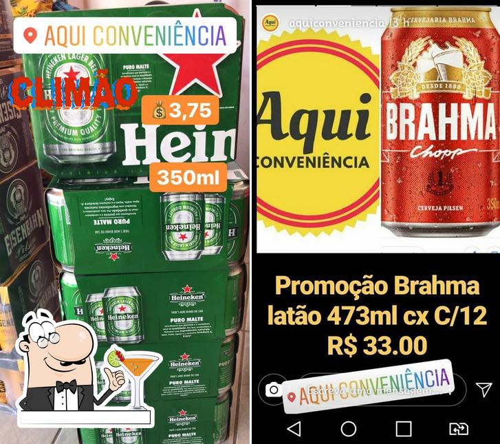 Peça uma bebida do menu