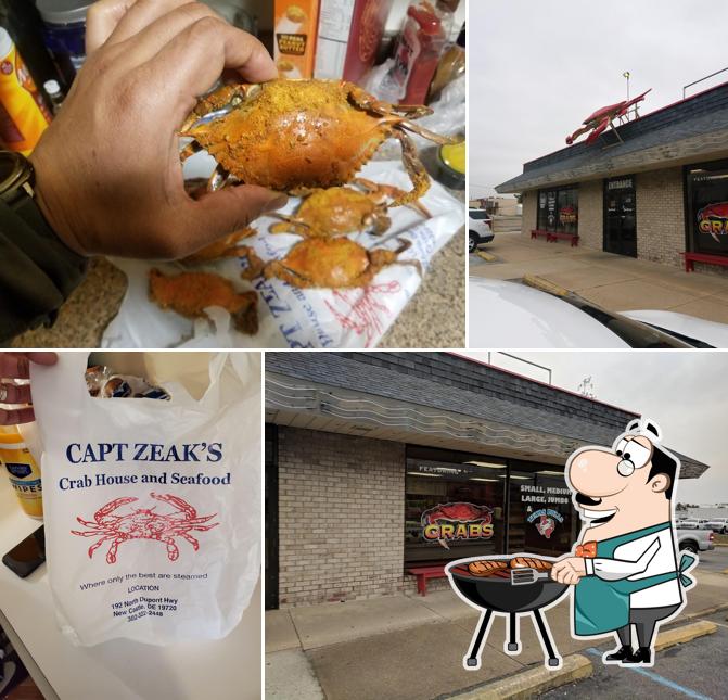 Capt Zeak's Crab House and Seafood in New Castle Restaurant menu and