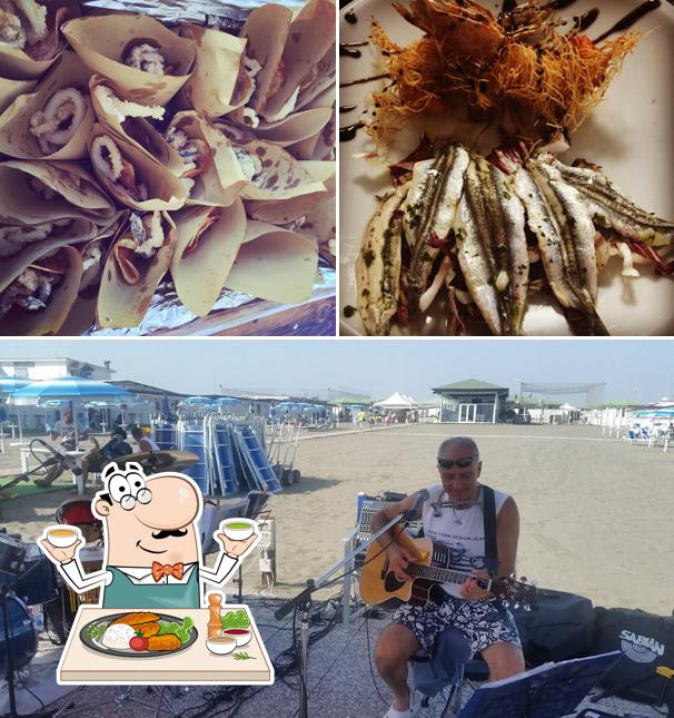 Cibo al If Beach Isola Fiorita