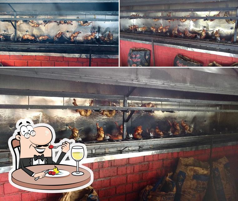 Comida em Frango Na Brasa
