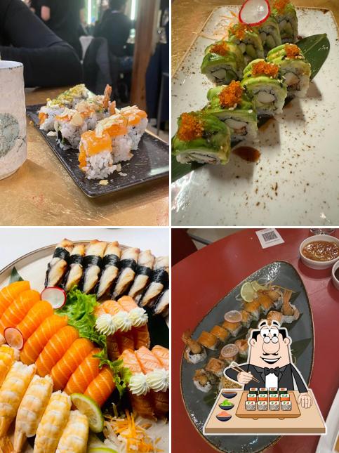 Ordina le varie opzioni di sushi