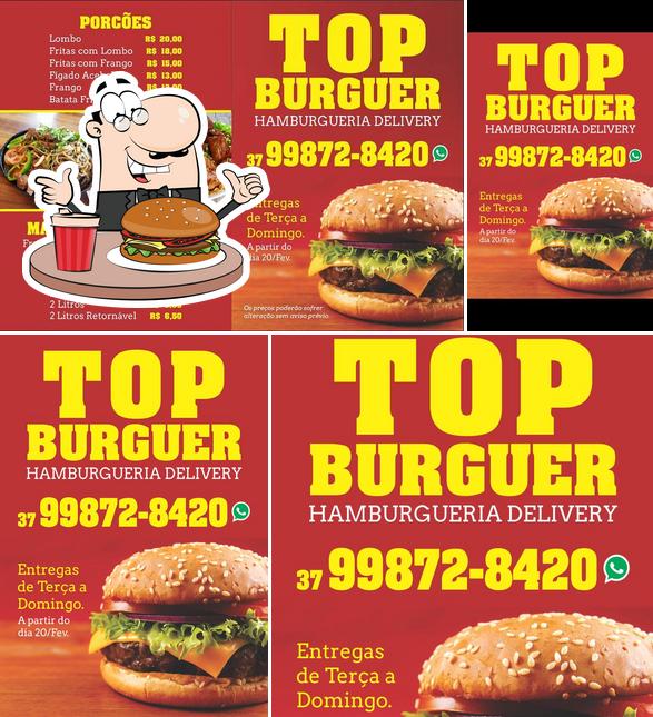 Peça um hambúrguer no Top Burguer - Hamburgueria Delivery