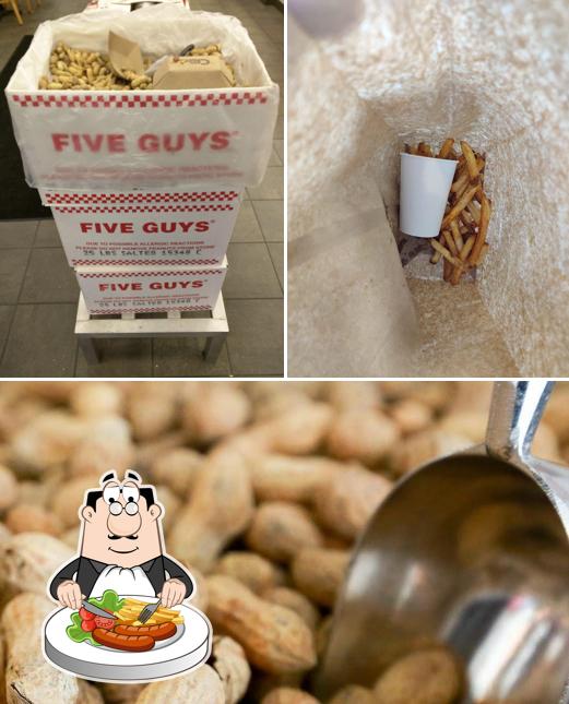 Five Guys, 437 E Main St in Westfield Restaurant menu and reviews