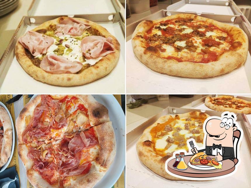 Essayez des pizzas à Al Vigorantino