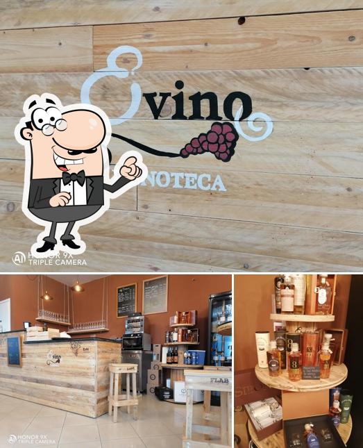 Die Inneneinrichtung von Evino l'Enoteca