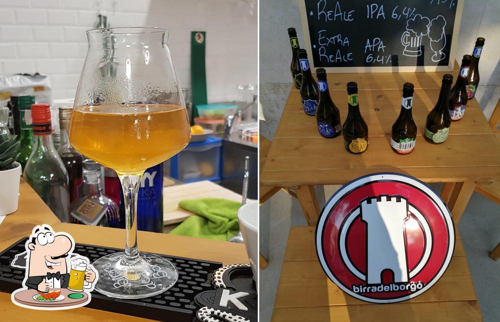 Profitez un verre de bière blonde ou brune