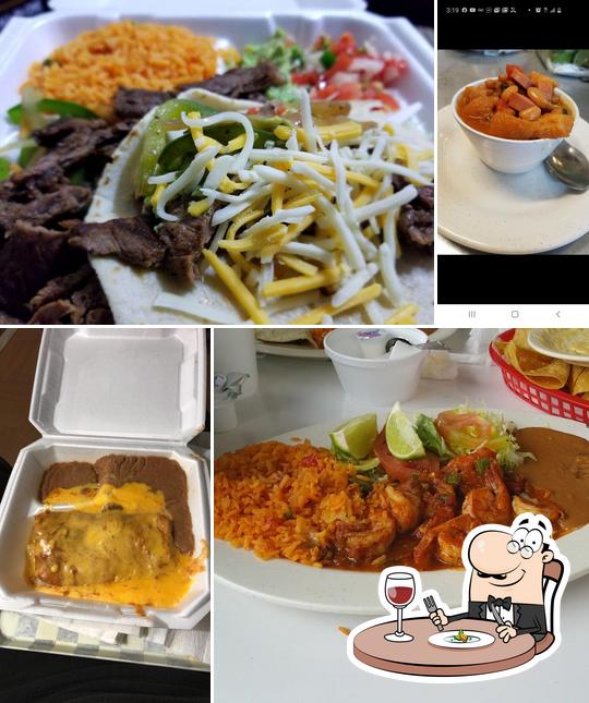 Food at El Sol De Jalisco