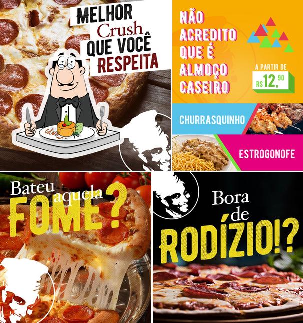 Comida em Não Acredito Que É Pizza Caseira