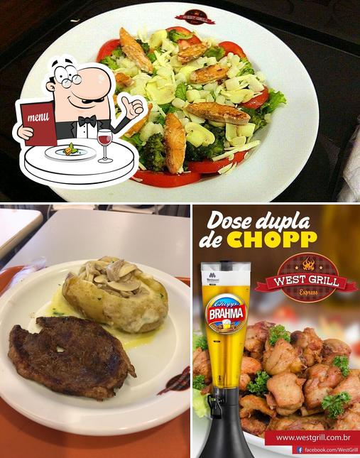 Comida em West Grill