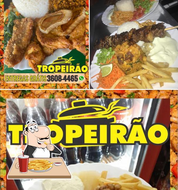 Batata frita em Tropeirão Churrasco & Fogão à Lenha