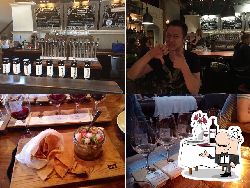 Las imágenes de comedor y barra de bar en Vancouver Urban Winery & Events