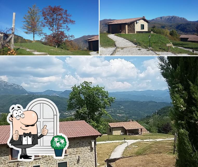 Goditi la vista dall'area esterna di AGRITURISMO BORGO BIAIA