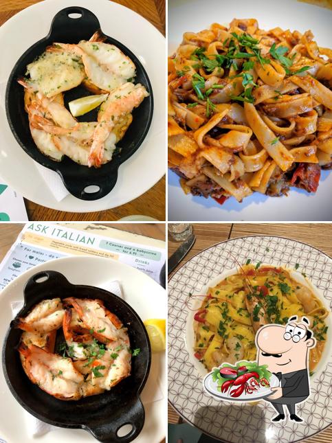 Order seafood at ASK Italian