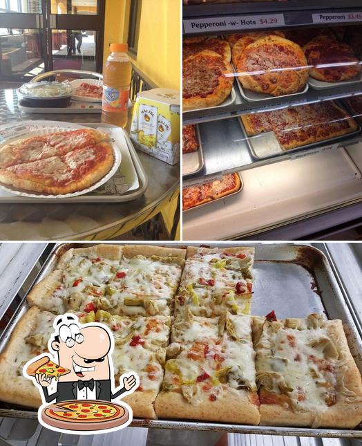 Try out pizza at Jimmy's Italian Specialties