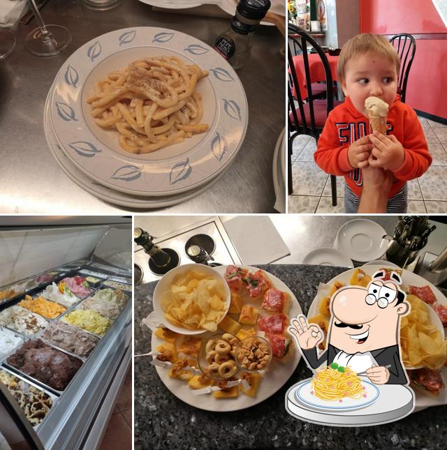 Spaghetti alla carbonara al CAFFE' IN PIAZZA