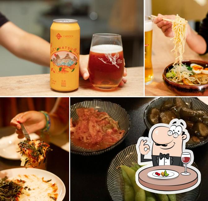 Platos en Ajin Izakaya