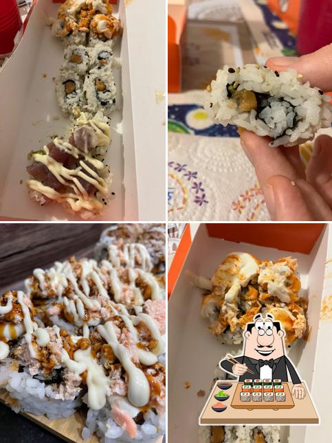 Prova le diverse opzioni di sushi