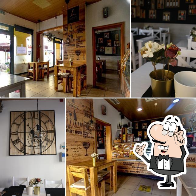 O interior do Lucy's Food, Tapas & Wine