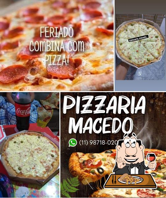 Peça pizza no Pizzaria Macedo