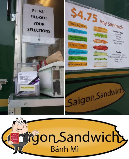 Saigon Sandwich in Madison Restaurant menu and reviews