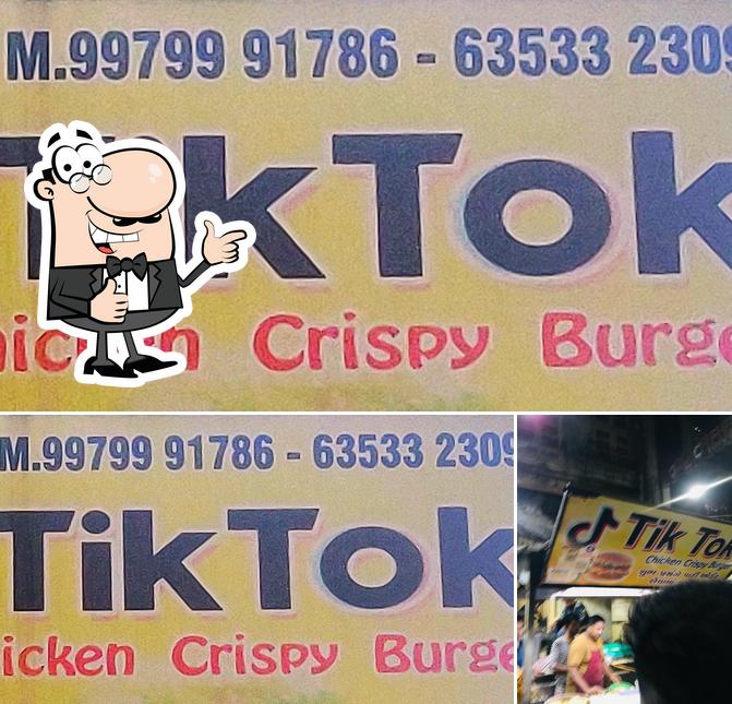 Here's a photo of Tik Tok Chicken Crispy Burger