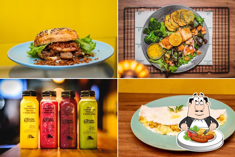 Comida em Flow Green
