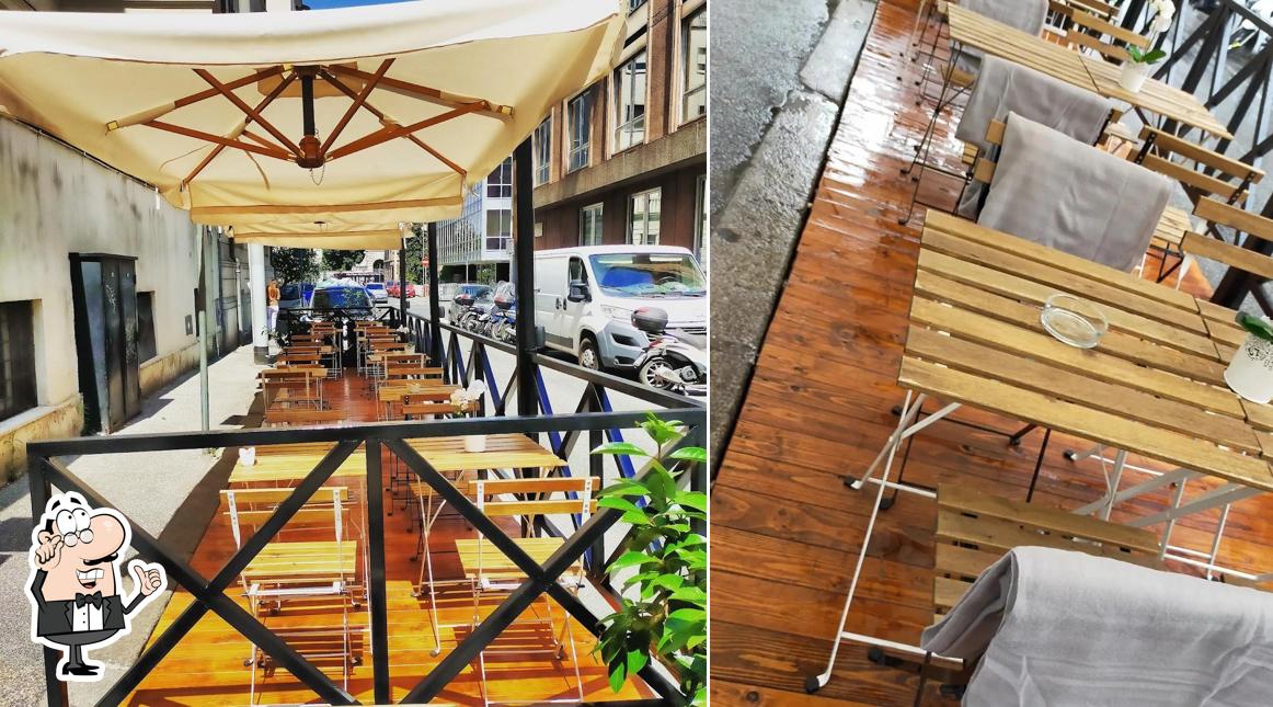 Dai un'occhiata agli interni di Bar Sami