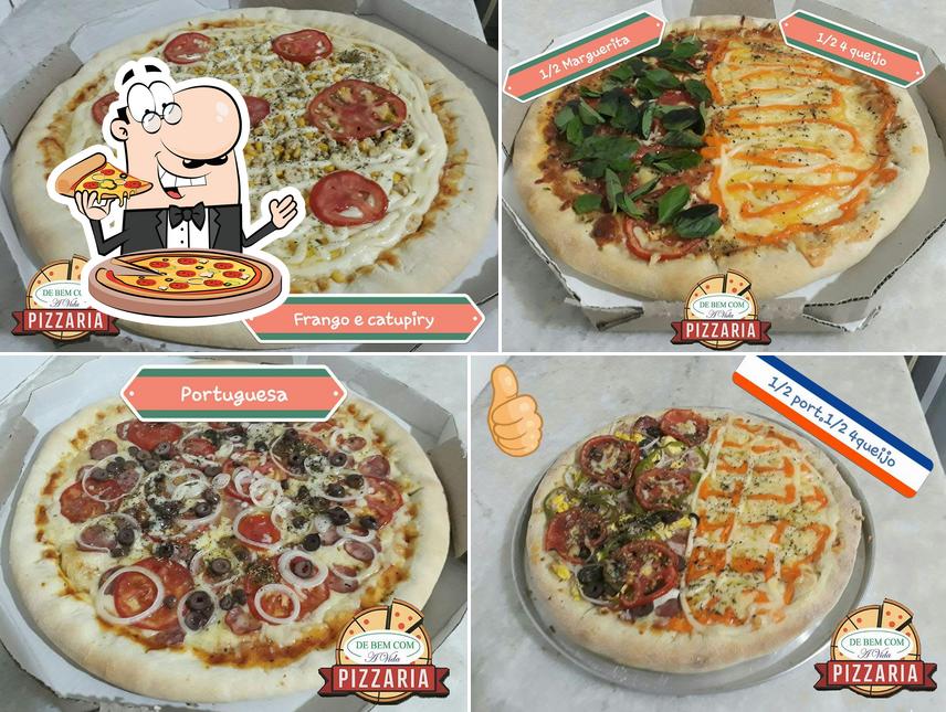 Experimente diferentes tipos de pizza