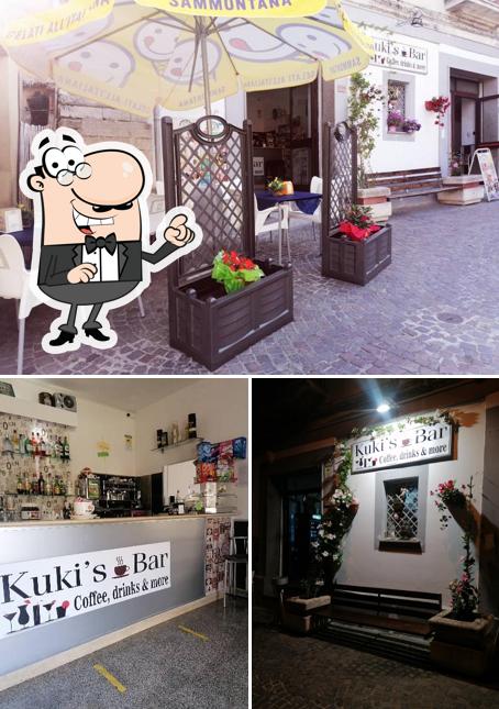 Gli interni di Kuki's bar