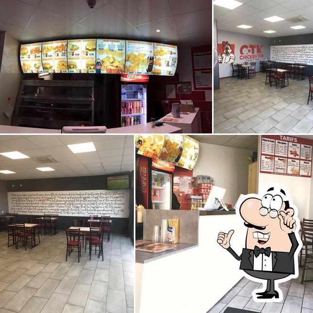 El interior de Chicken tek