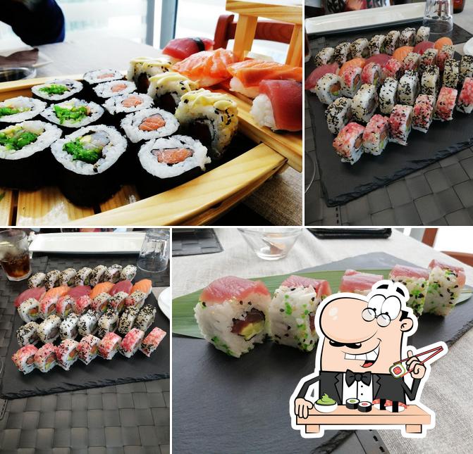 Ordina le diverse opzioni di sushi