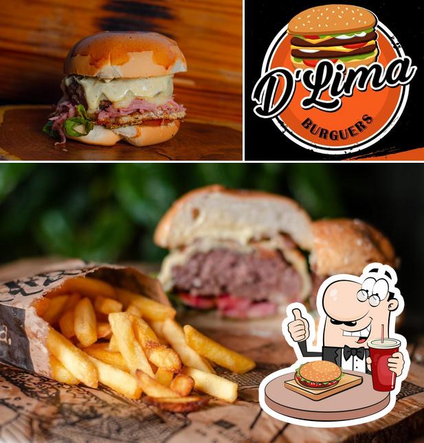 Delicie-se com um hambúrguer no D'Lima Burgers