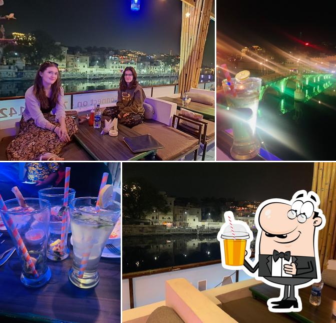 Enjoy a drink at Alkyne Restaurant And Cafe